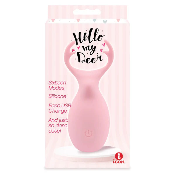 Buzzy Buddy Hello My Deer Rechargeable Silicone Clitoral Stimulator