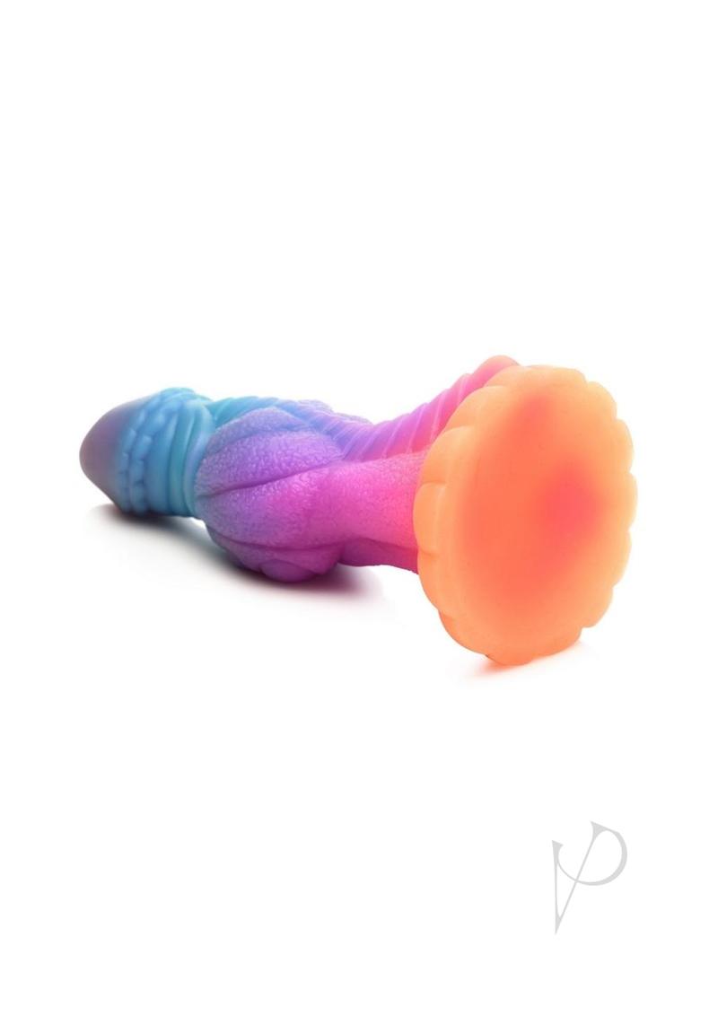 Creature Cocks Galactic Cock Alien Creature Glow In The Dark Silicone Dildo