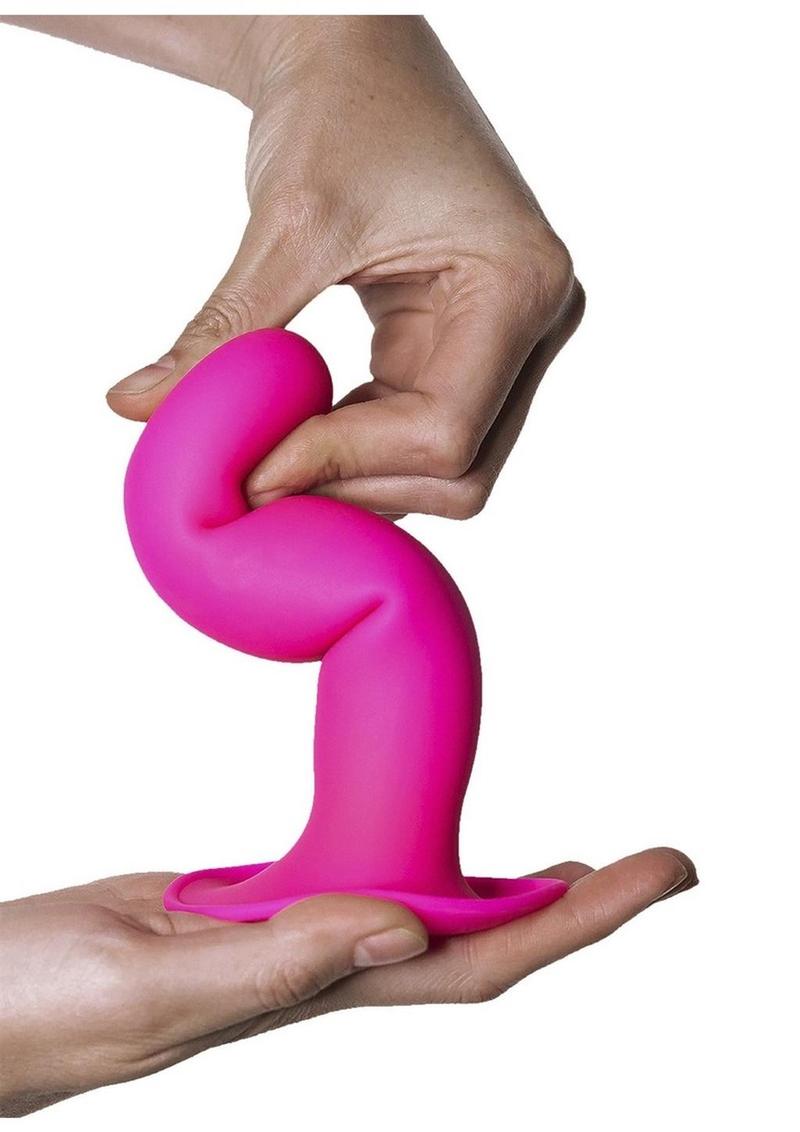 Adrien Lastic Hitsens 4 Dual Dense Silicone Dildo - Pink