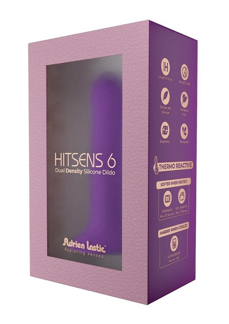 Adrien Lastic Hitsens 6 Dual Dense Silicone Dildo - Purple