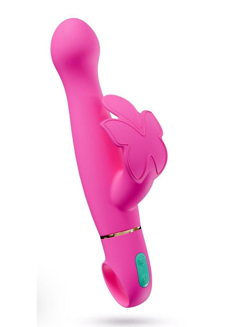 Aria Naughty AF Rechargeable Silicone Vibe - Plum/Purple