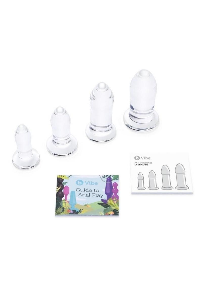 B-Vibes Anal Dilators Glass Plug