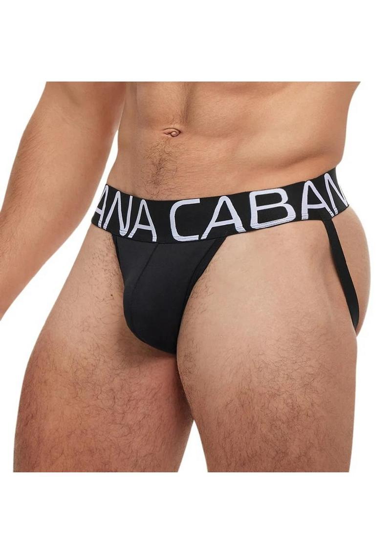 Banana Cabana Jock - Black - Large/XLarge