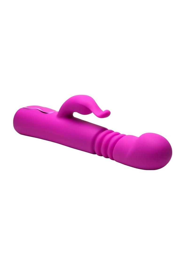 Bang! Thrusting Rechargeable Silicone Rabbit Vibrator