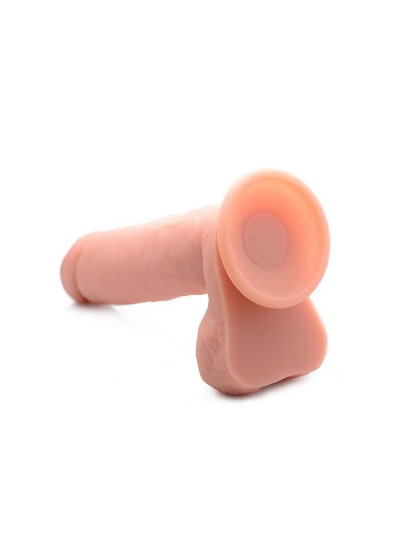 Big Shot Silicone Vibrating Remote Control Rechargeable Dildo with Balls