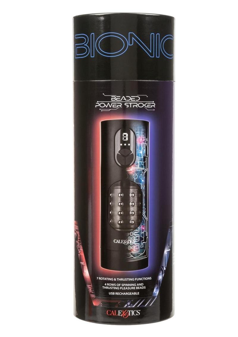 Bionic Beaded Power Stroker - Black