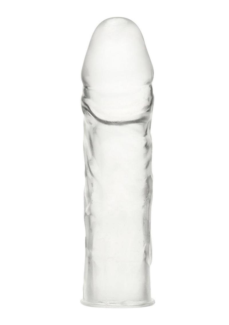 Blue Line Realistic Penis Extension - Clear - 6.25in