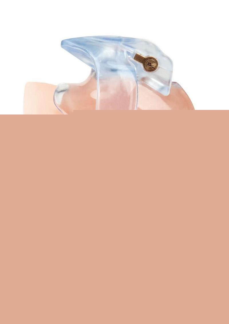 Blueline Small Dick Acrylic Mini Chastity Cage