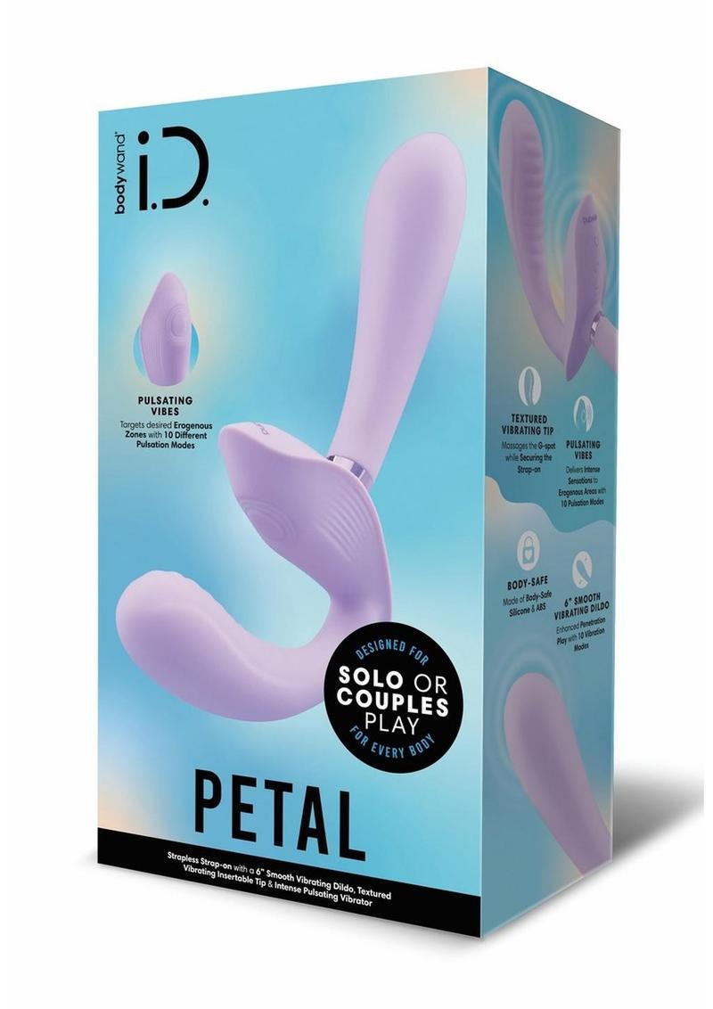 Bodywand I.d. Petal Rechargeable Silicone Strapless Strap-On