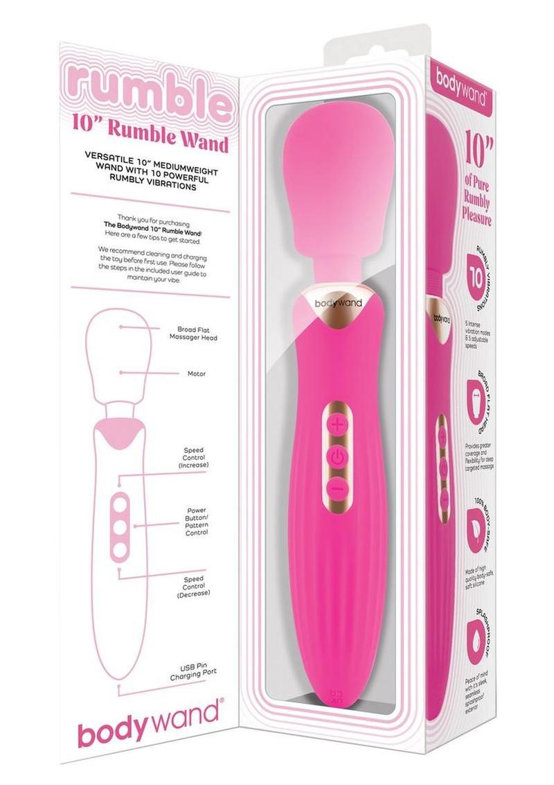 Bodywand Rumble Wand 10 - Hot Pink