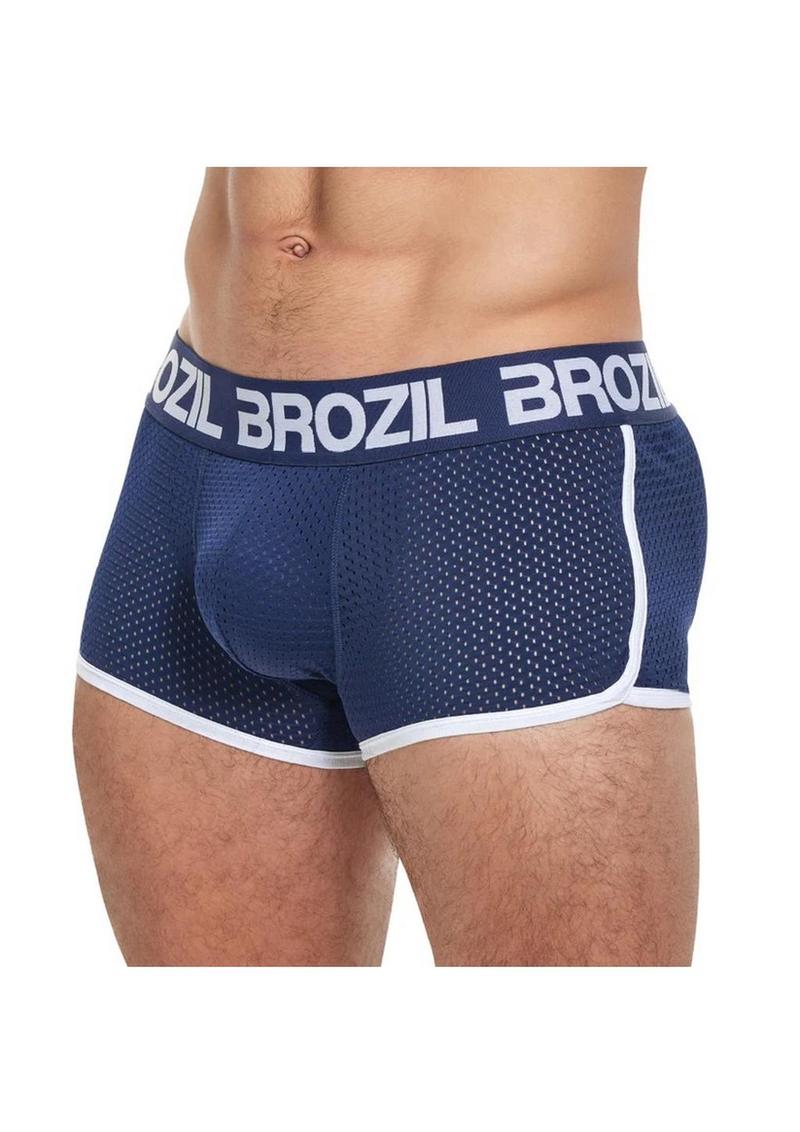 Brozil Ultra Glute and Bulge Enhancing Mesh Trunk