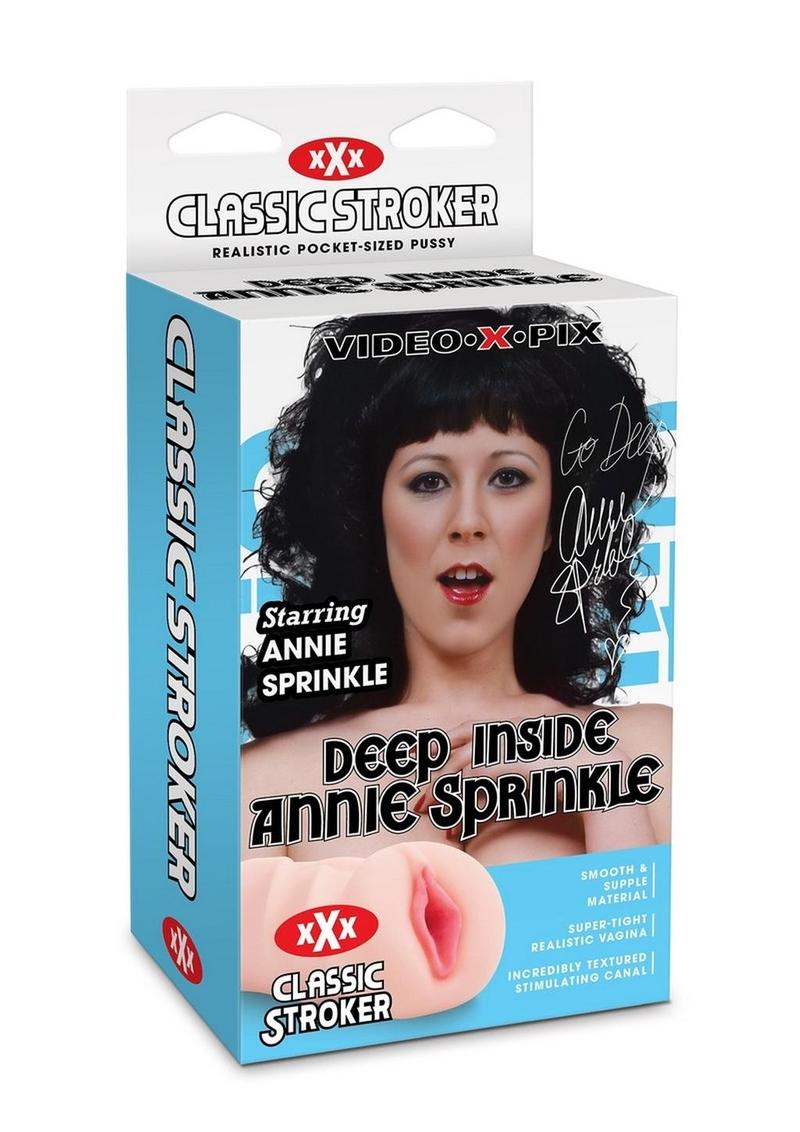 Classic Annie Sprinkle Pussy Stroker - Vanilla