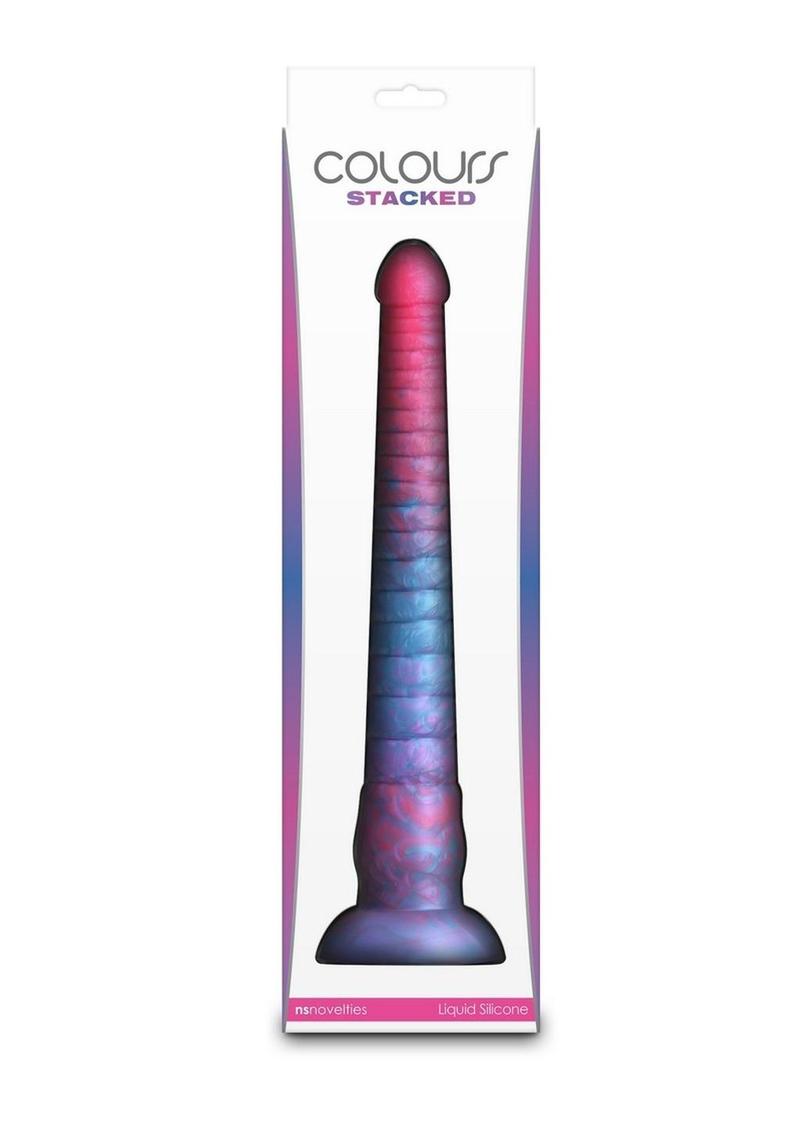 Colours Stacked Silicone Dildo