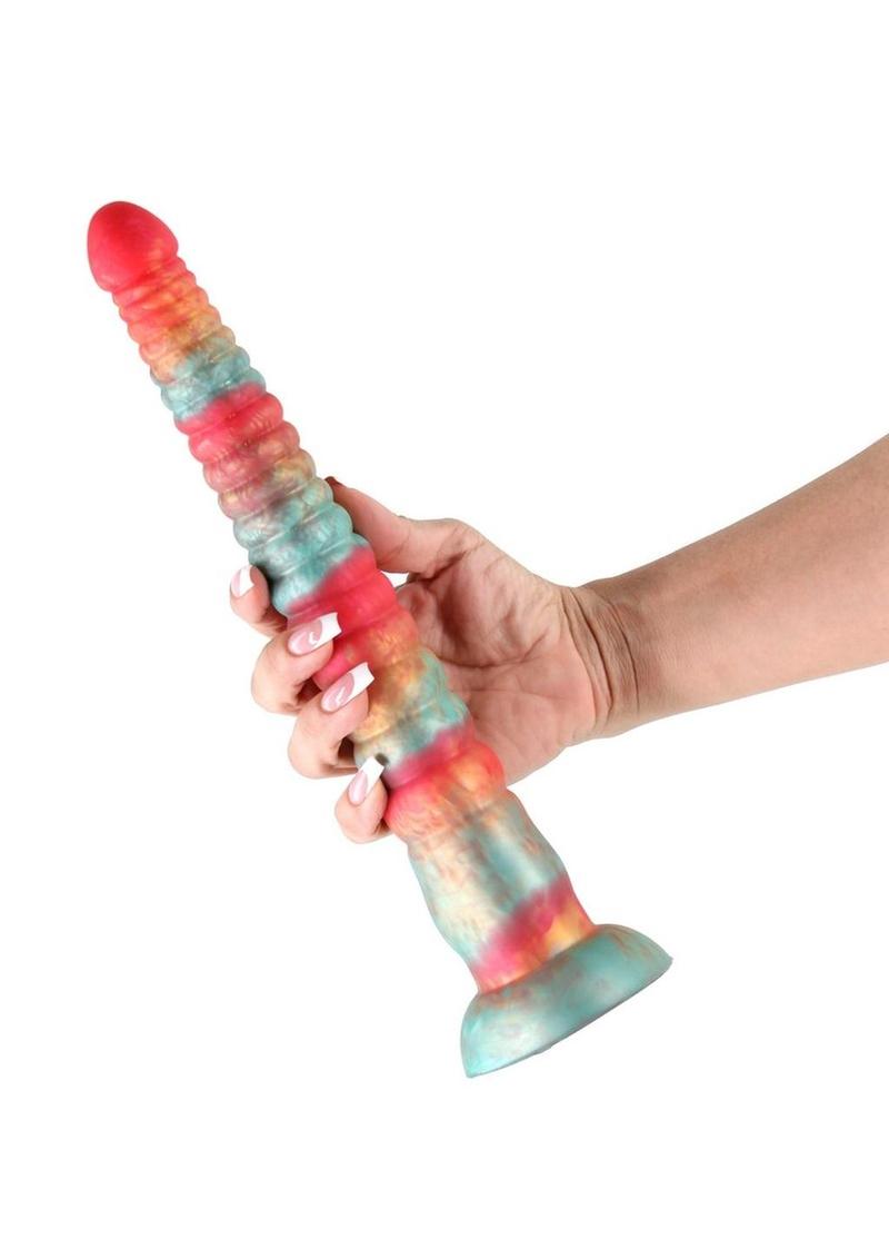 Colours Stacked Silicone Dildo