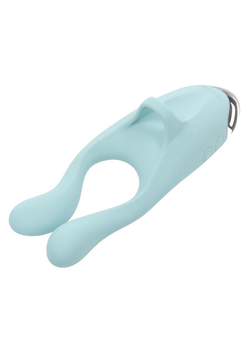 Couples Therapy Rechargeable Silicone Vibrator - Green