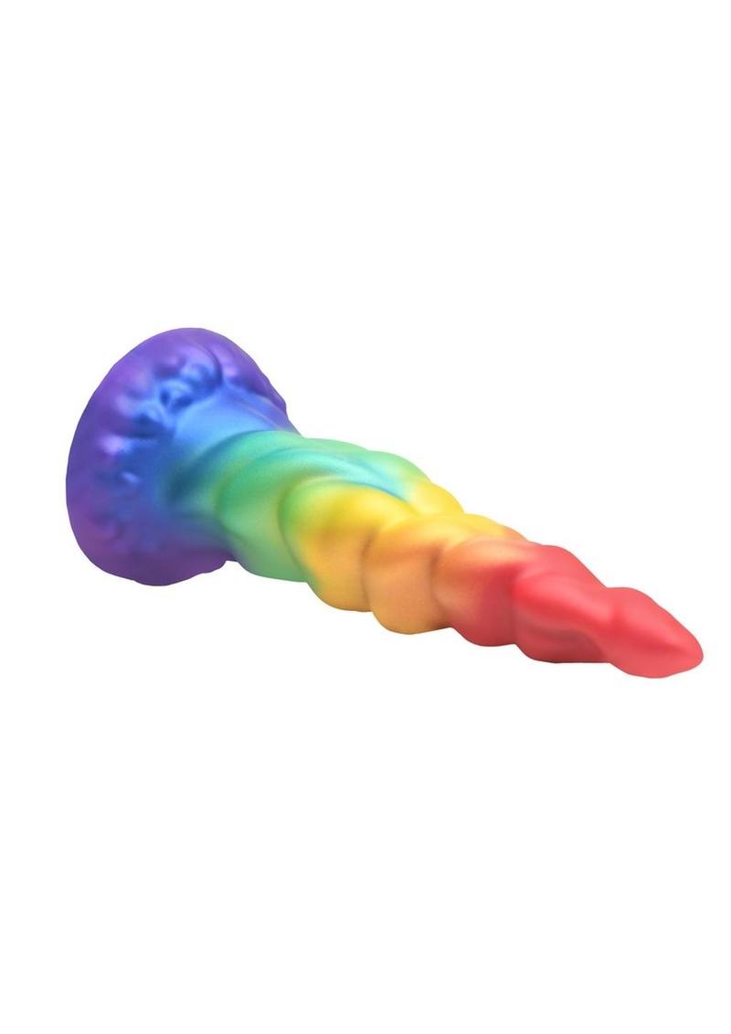 Creature Cocks Magic Rider Unicorn Silicone Dildo - Multicolor/Rainbow