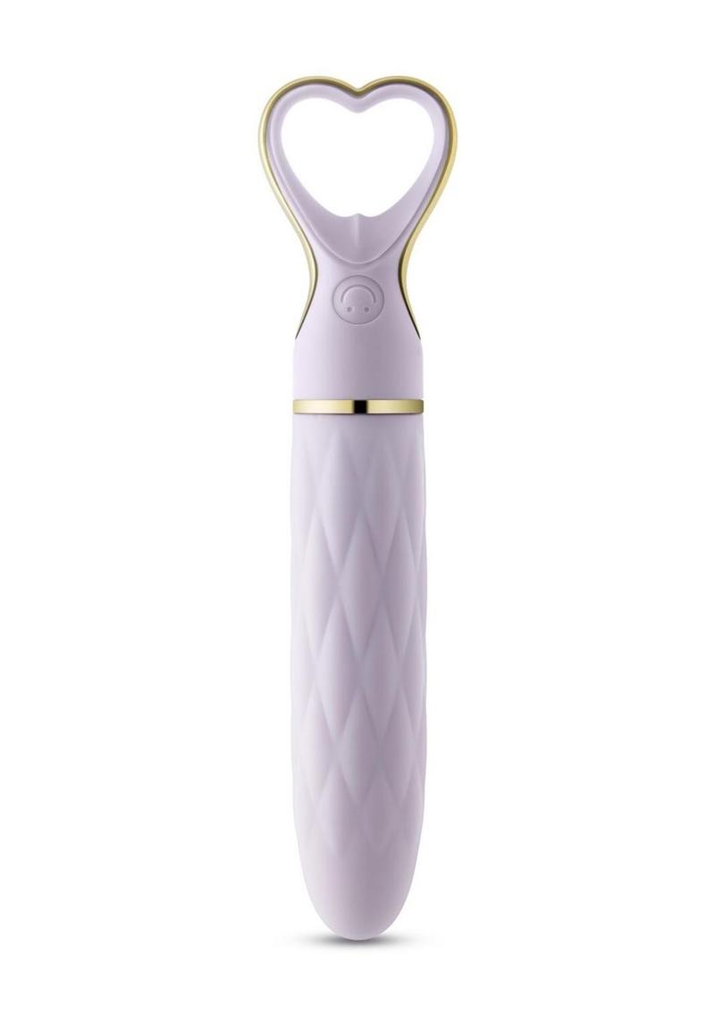 Delice Heartthrob Rechargeable Silicone Vibrator - Lavender Love - Purple