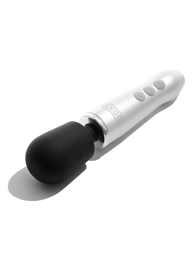 Doxy Go Rechargeable Body Wand - Brushed Metal