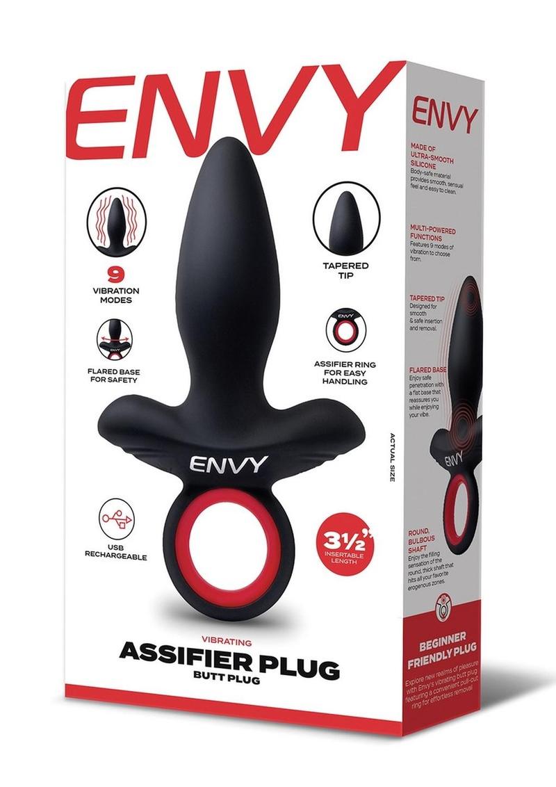 Envy Vibrating Silicone Rechargeable Assifier Butt Plug