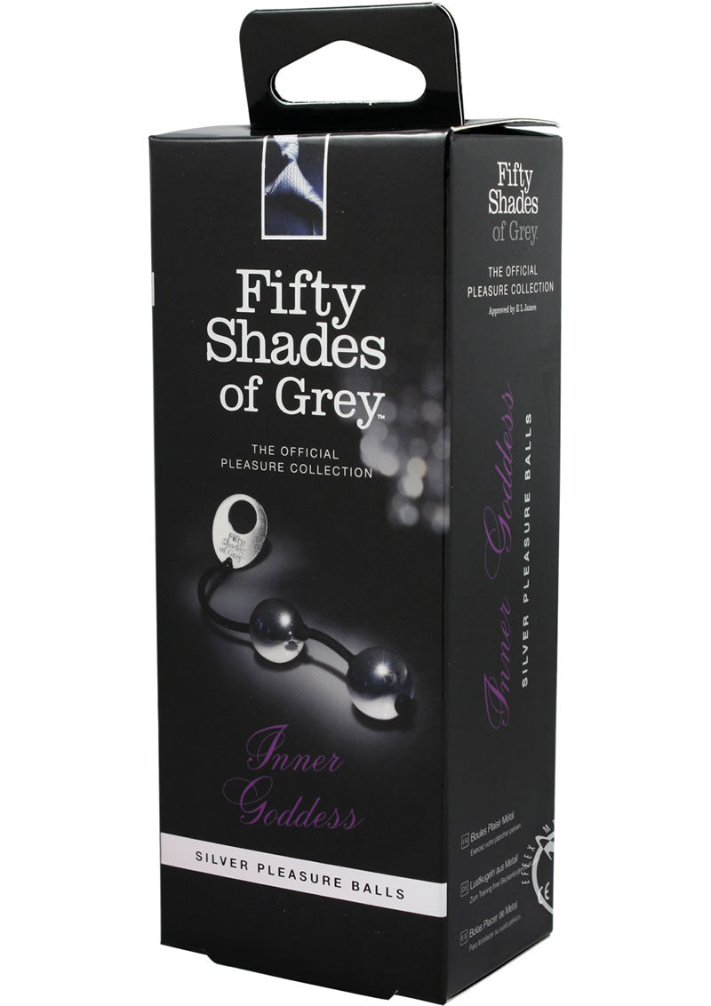 Fifty Shades Of Grey Inner Goddess Silver Pleasure Balls - Metal/Silver