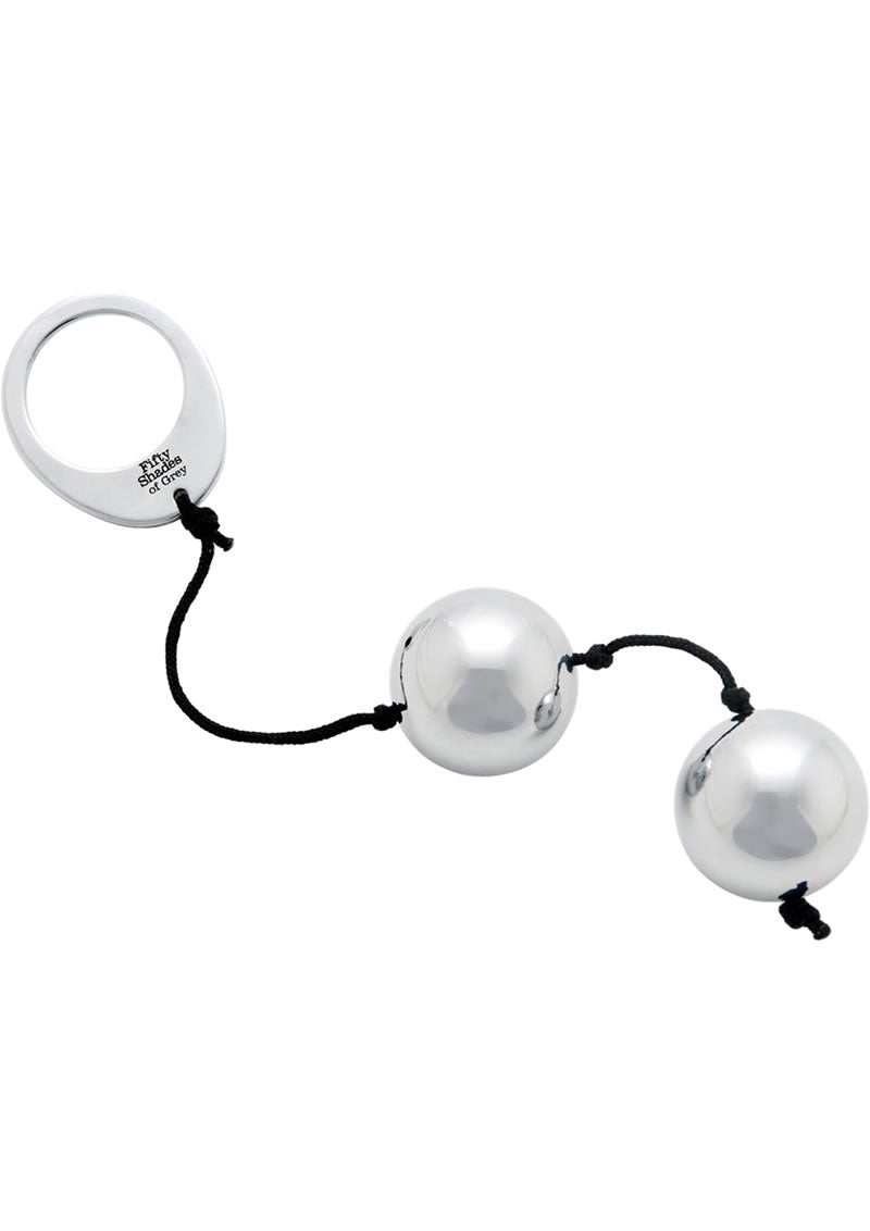 Fifty Shades Of Grey Inner Goddess Silver Pleasure Balls - Metal/Silver