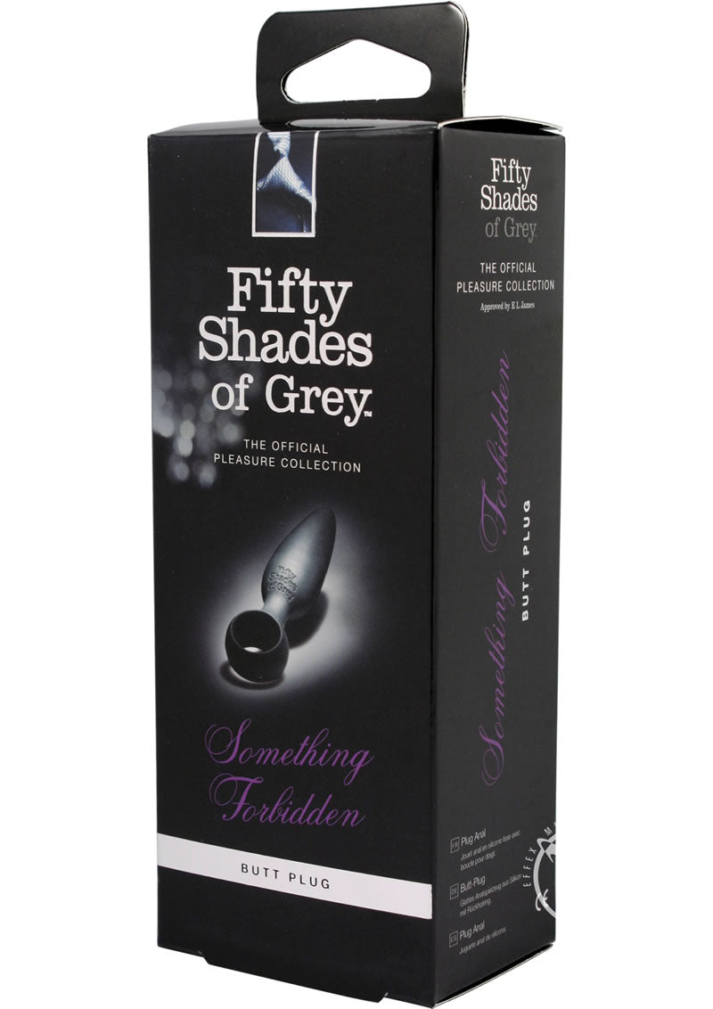 Fifty Shades Of Grey Something Forbidden Butt Plug - Black