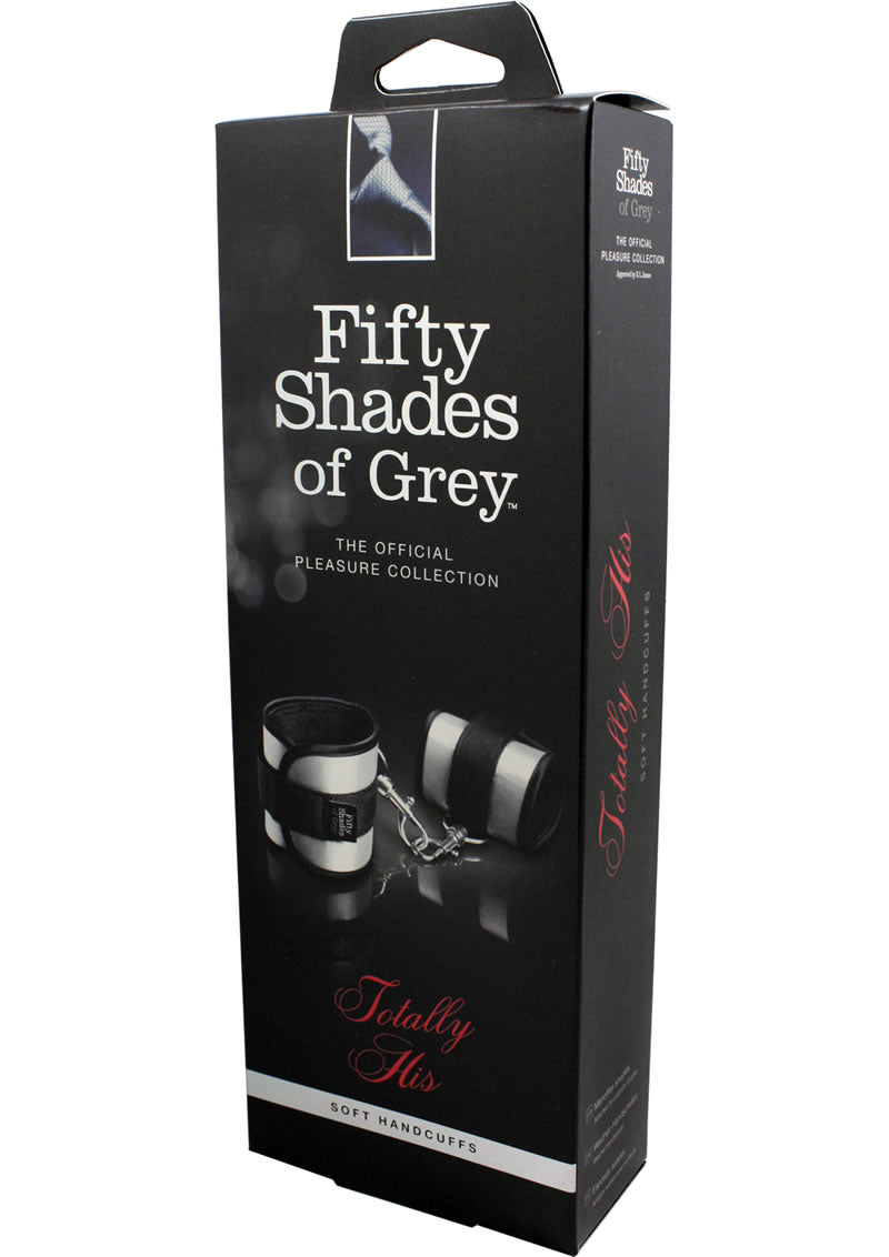 Fifty Shades Of Grey Totally His Soft Handcuffs - Silver