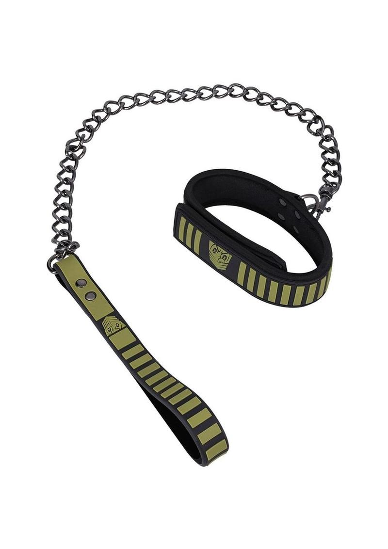 Fort Troff Tactical Collar and Leash - Black