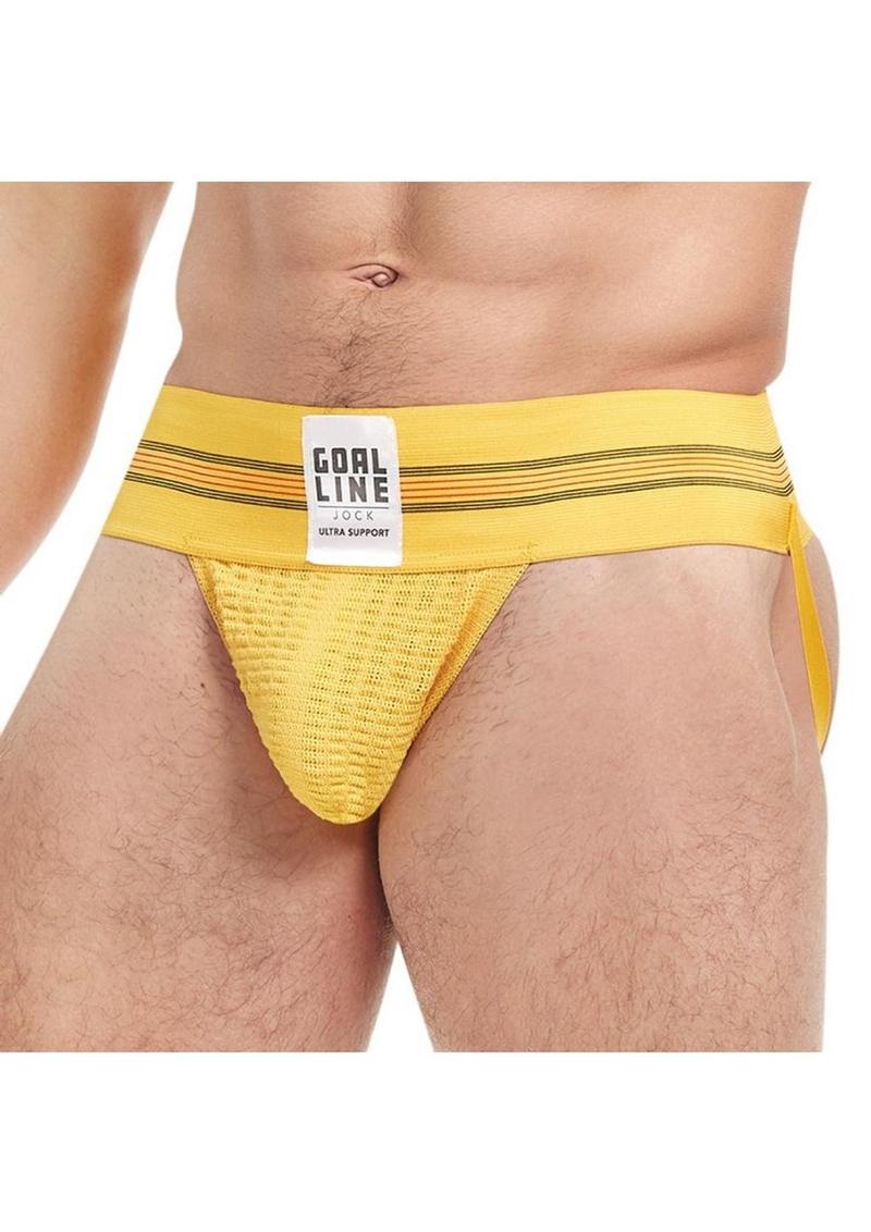 Goal Line Class Jockstrap - Yellow - Large/XLarge