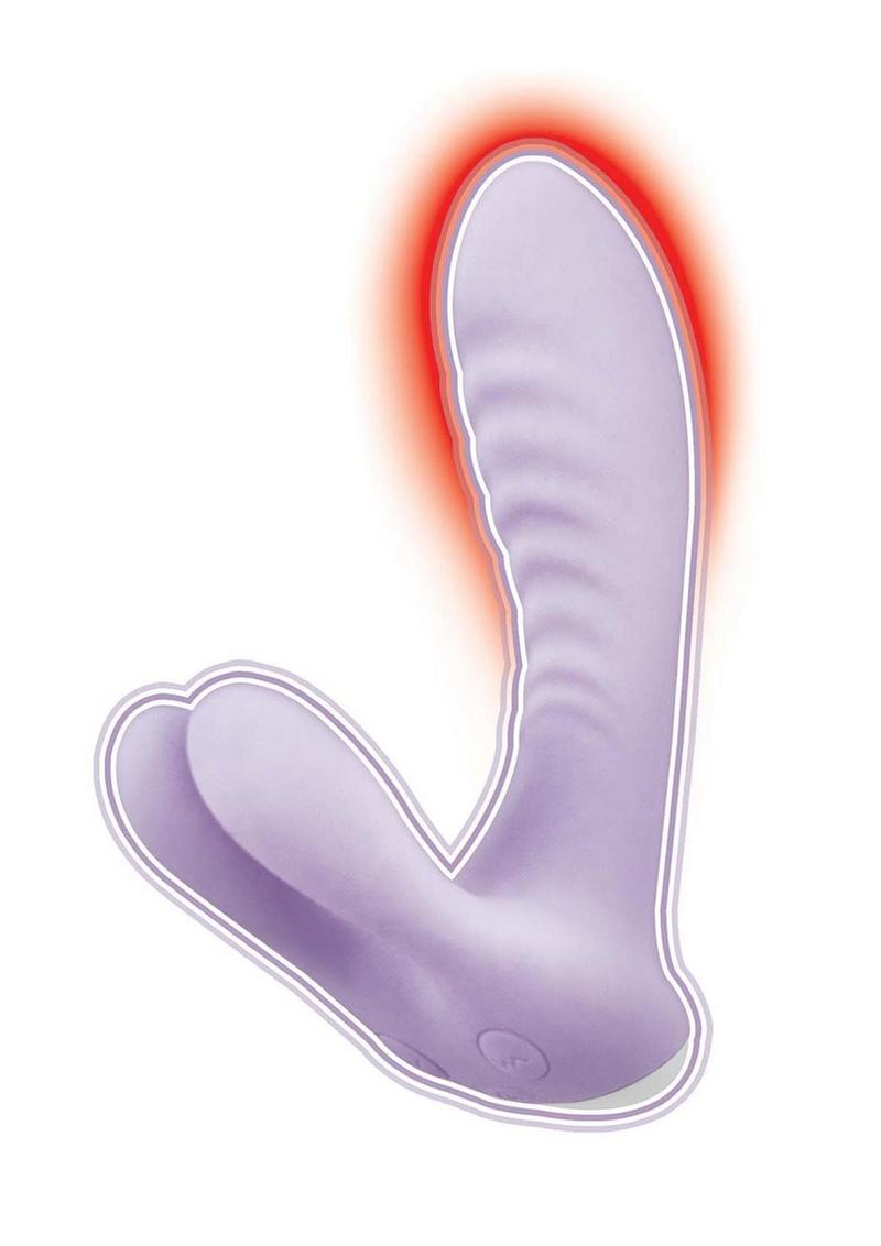 Goddess Heat Up Rechargeable Silicone Bunny Massager