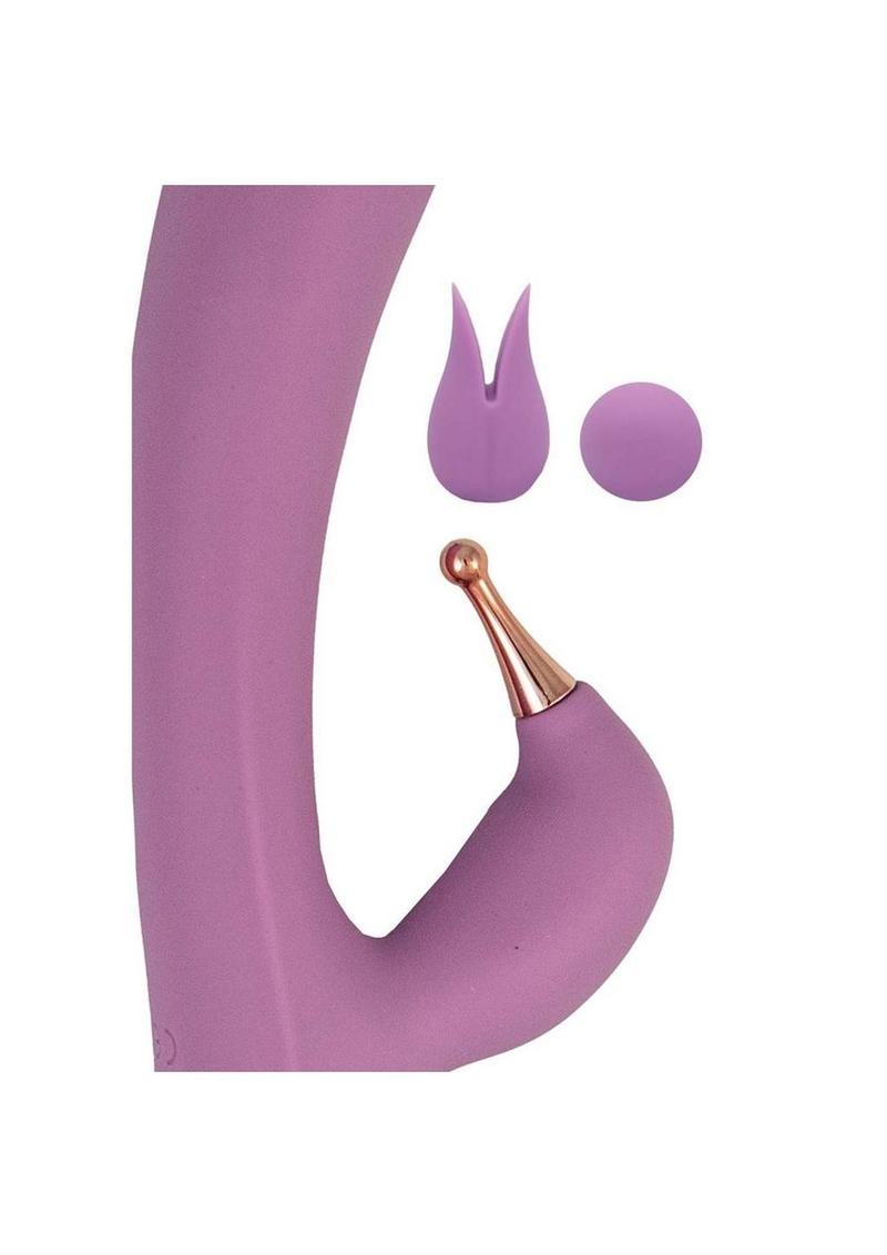 Goddess Tri-Tip Rechargeable Silicone Personal Vibrator