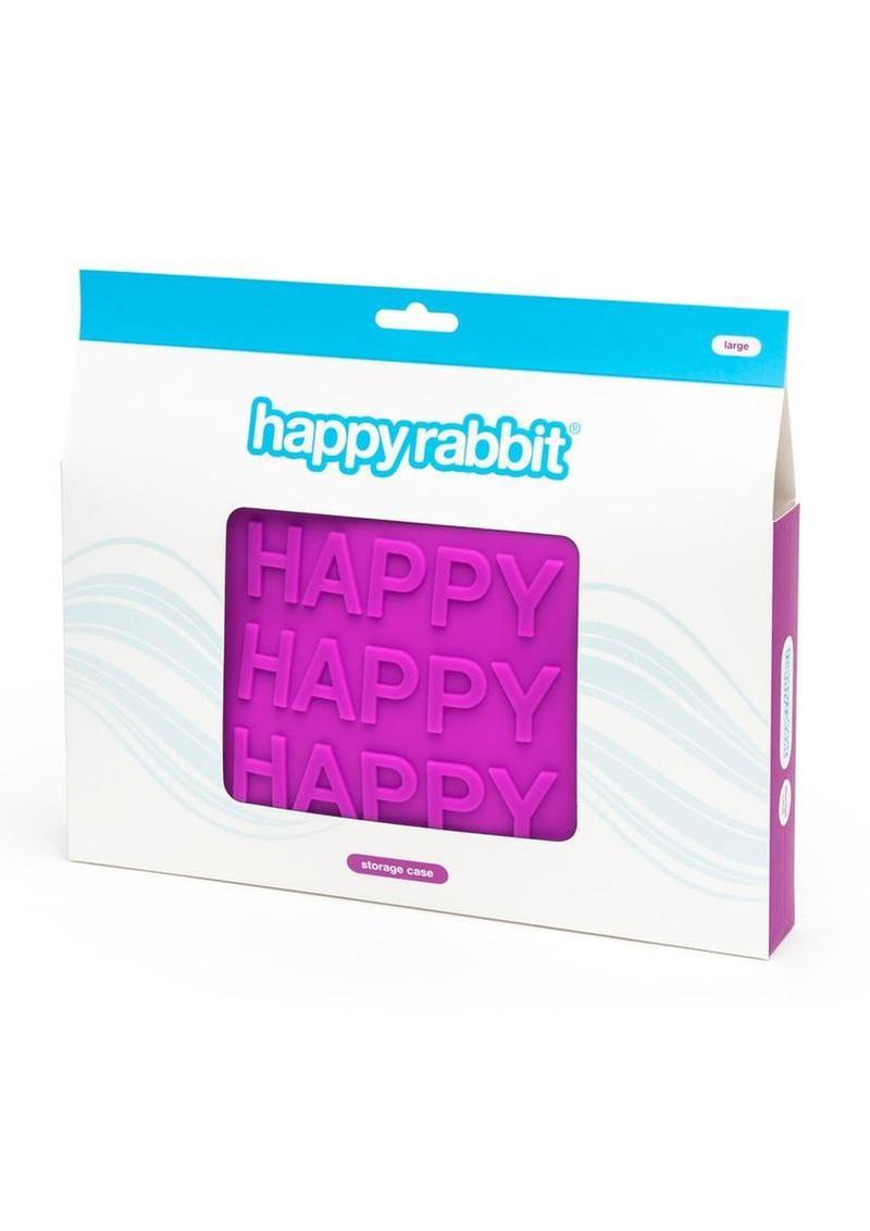 Happy Rabbit Happy Silicone Storage Zip - Purple - Large - Bag