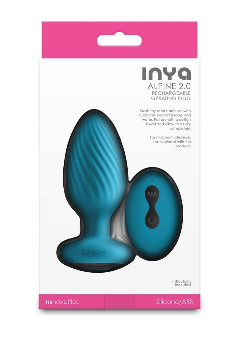 Inya Alpine 2.0 Rechargeable Silicone Remote Anal Plug