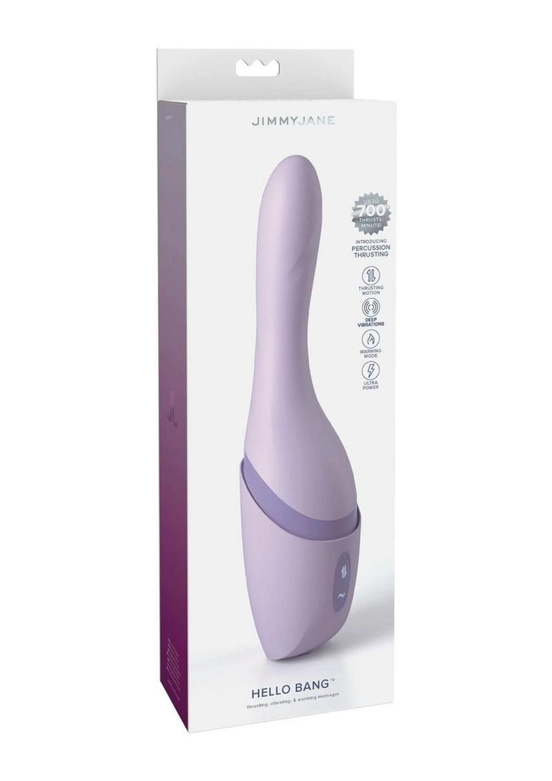 Jimmyjane Hello Bang Rechargeable Silicone Thrusting Vibrator