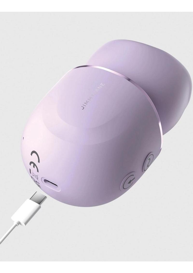 Jimmyjane Hello Kiss Pro Rechargeable Silicone Clitoral Stimulator - Lavender/Purple