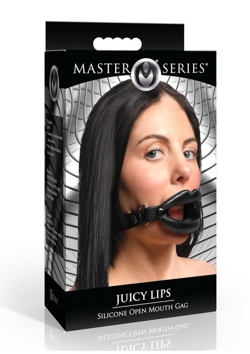 Juicy Lips Silicone Open Mouth Gag