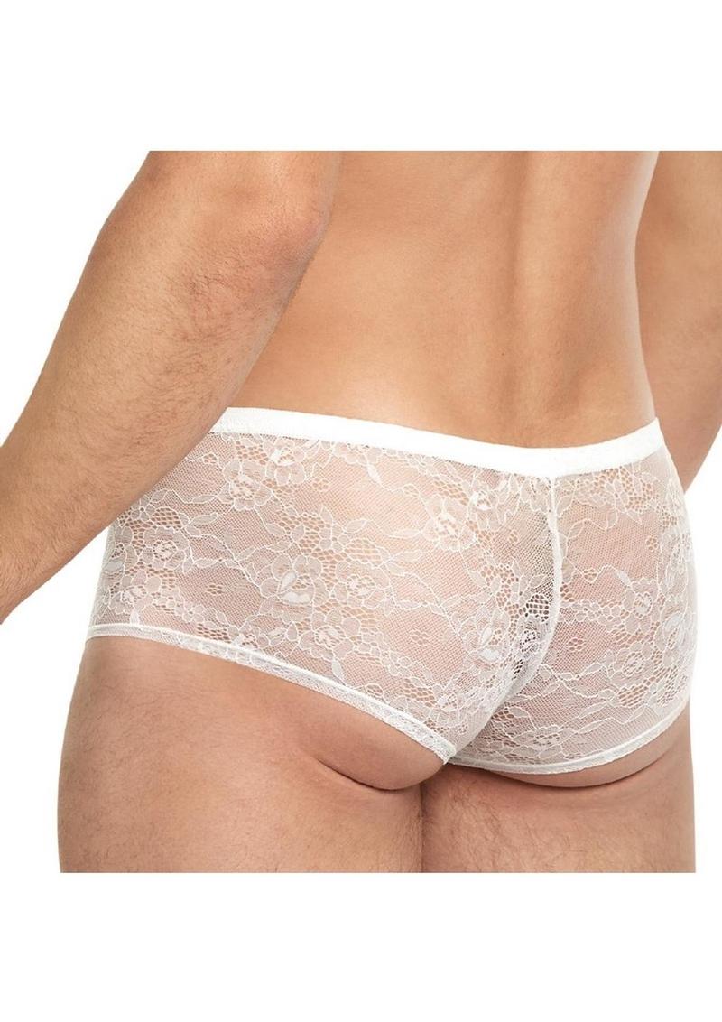 Lace King Lace Trunks - White - Large/XLarge