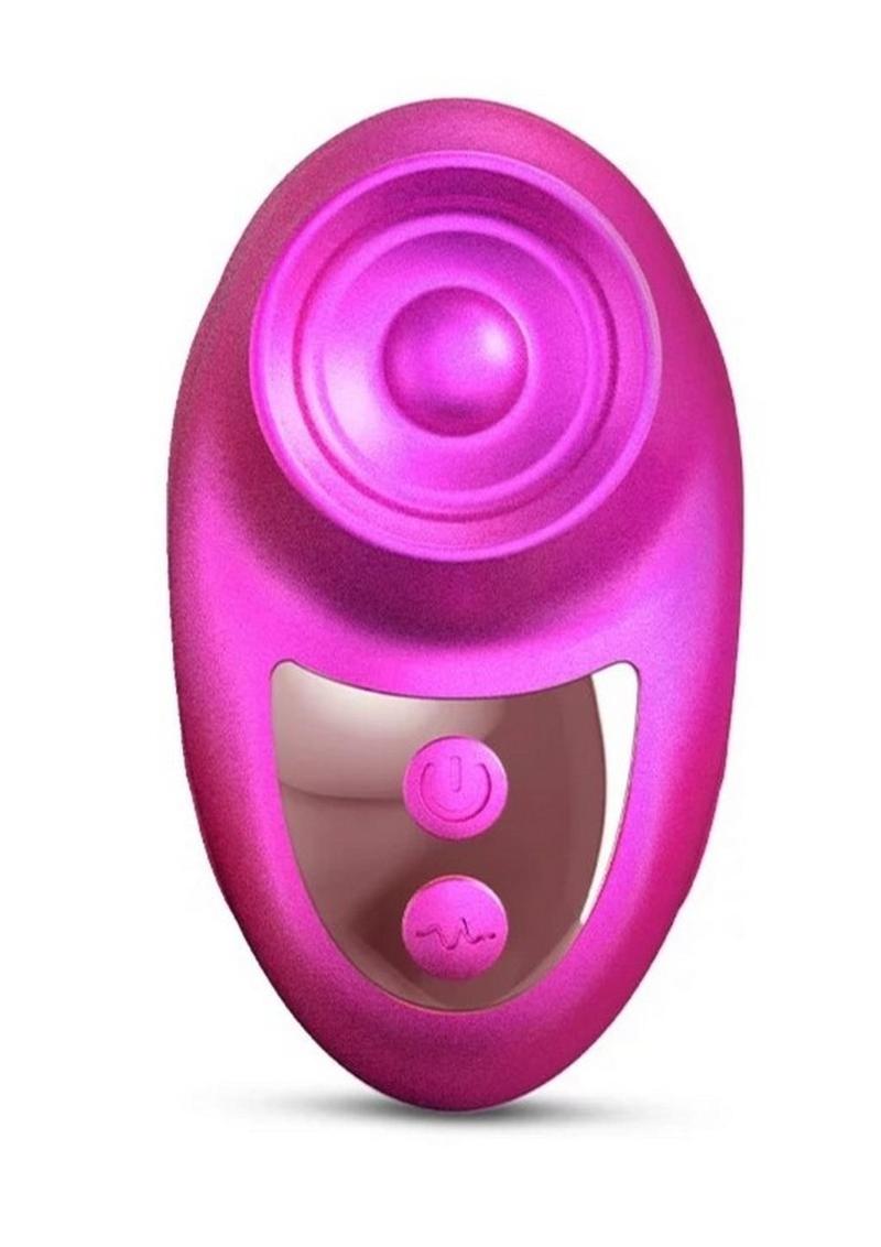 Love to Love Kisscool Rechargeable Silicone Finger Vibrator - Iridescent - Berry/Pink