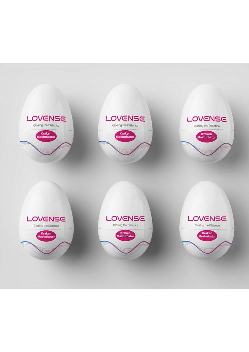 Lovense Kraken Disposable Strokers - White - 6 Per Pack