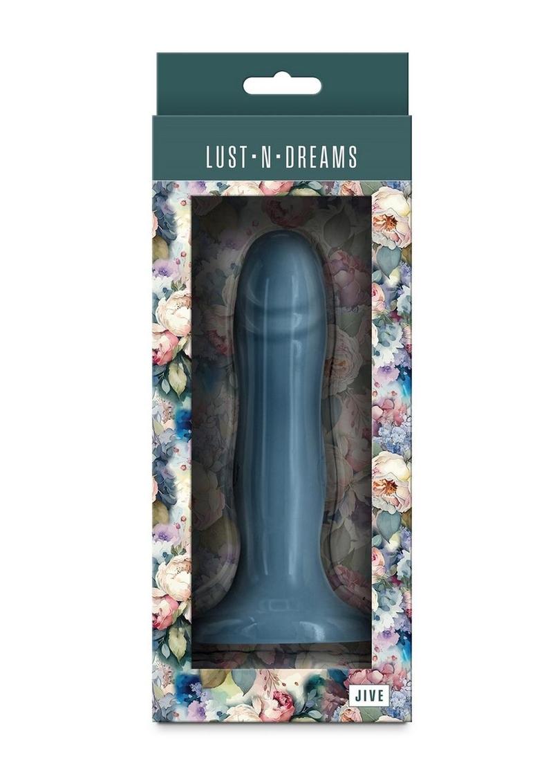 Lust-N-Dreams Jive Silicone Flexible Dildo with Suction Cup - Teal