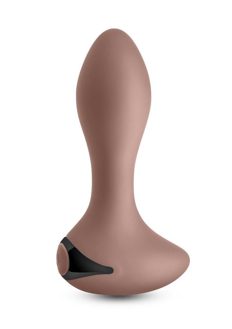 Lust-N-Dreams Tango Rechargeable Silicone Anal Plug - Brown