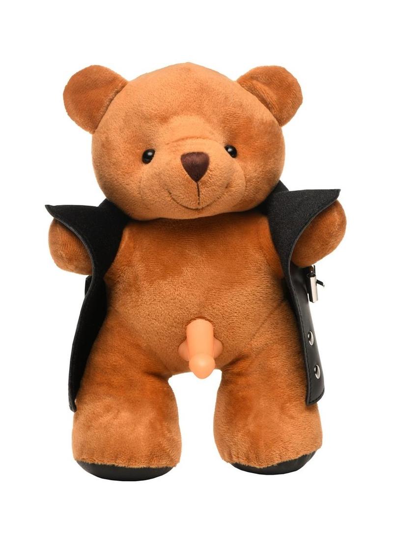 Master Series Flasher Exhibitionist Teddy Bear - Black/Brown