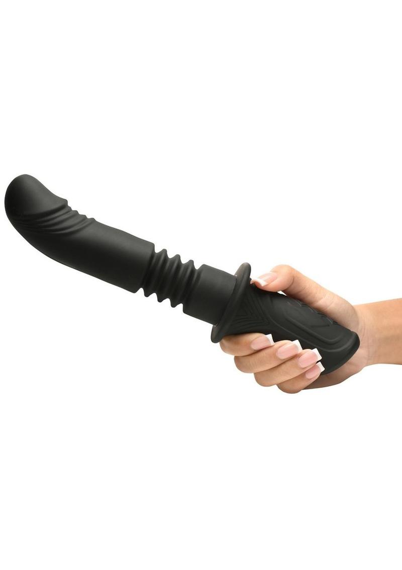 Master Series Power Thrust Rechargeable Thrusting Silicone Vibrator