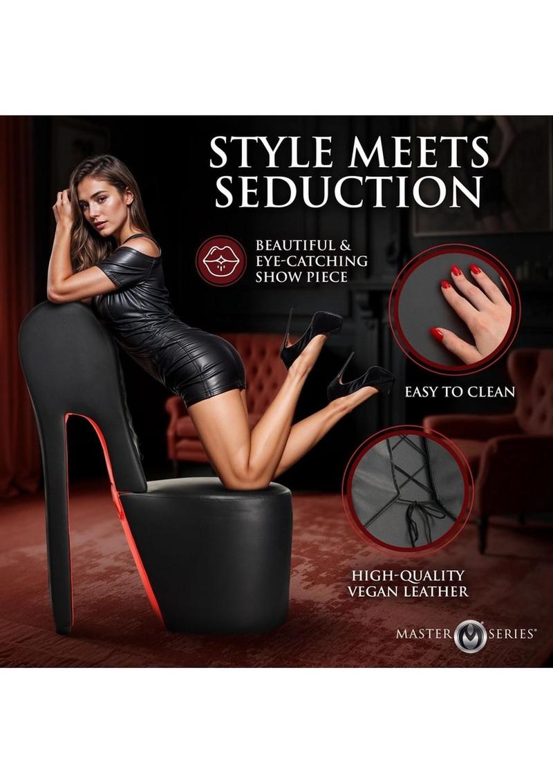 Master Series Stiletto Sex Chair - Red