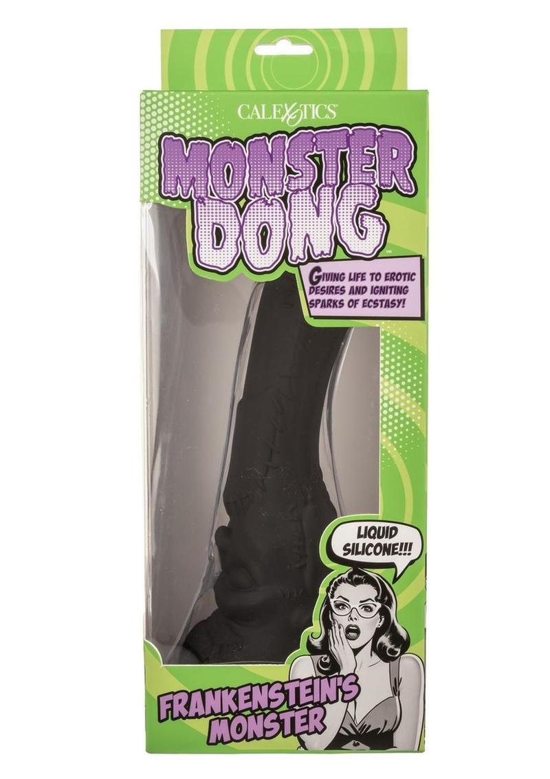 Monster Dong Frankenstein's Monster Silicone Dildo - Black