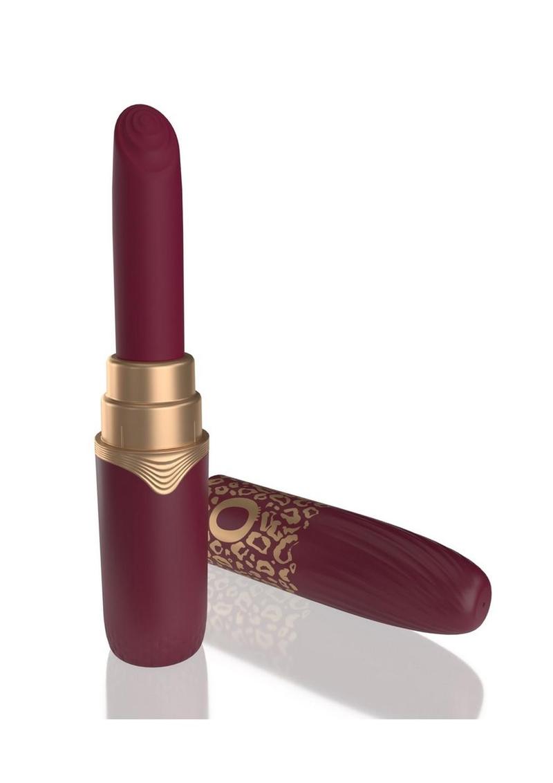 My Secret Premium Rechargeable Lipstick Vibrator - Merlot/Red