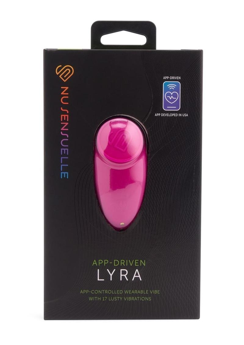 Nu Sensuelle Lyra Rechargeable Silicone App Compatible Panty Vibe - Magenta/Pink