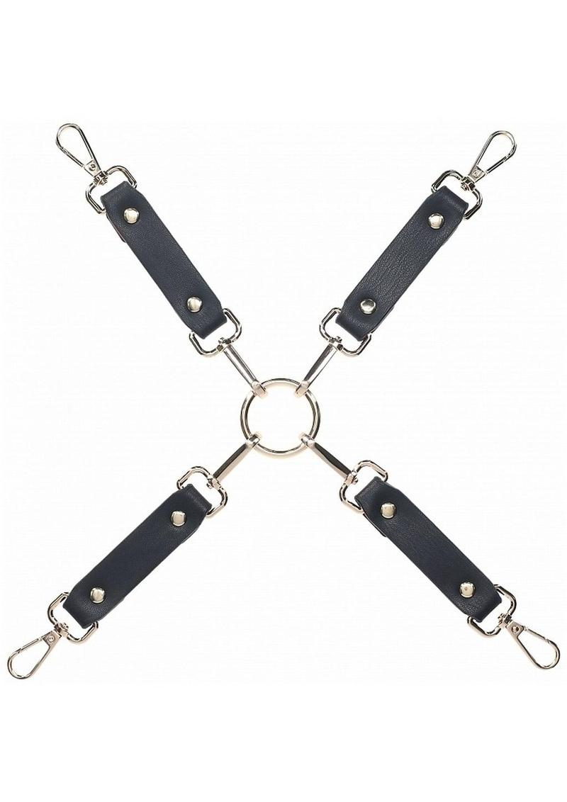 Ouch! Milan Collection Hogtie Connectors - Black/Red