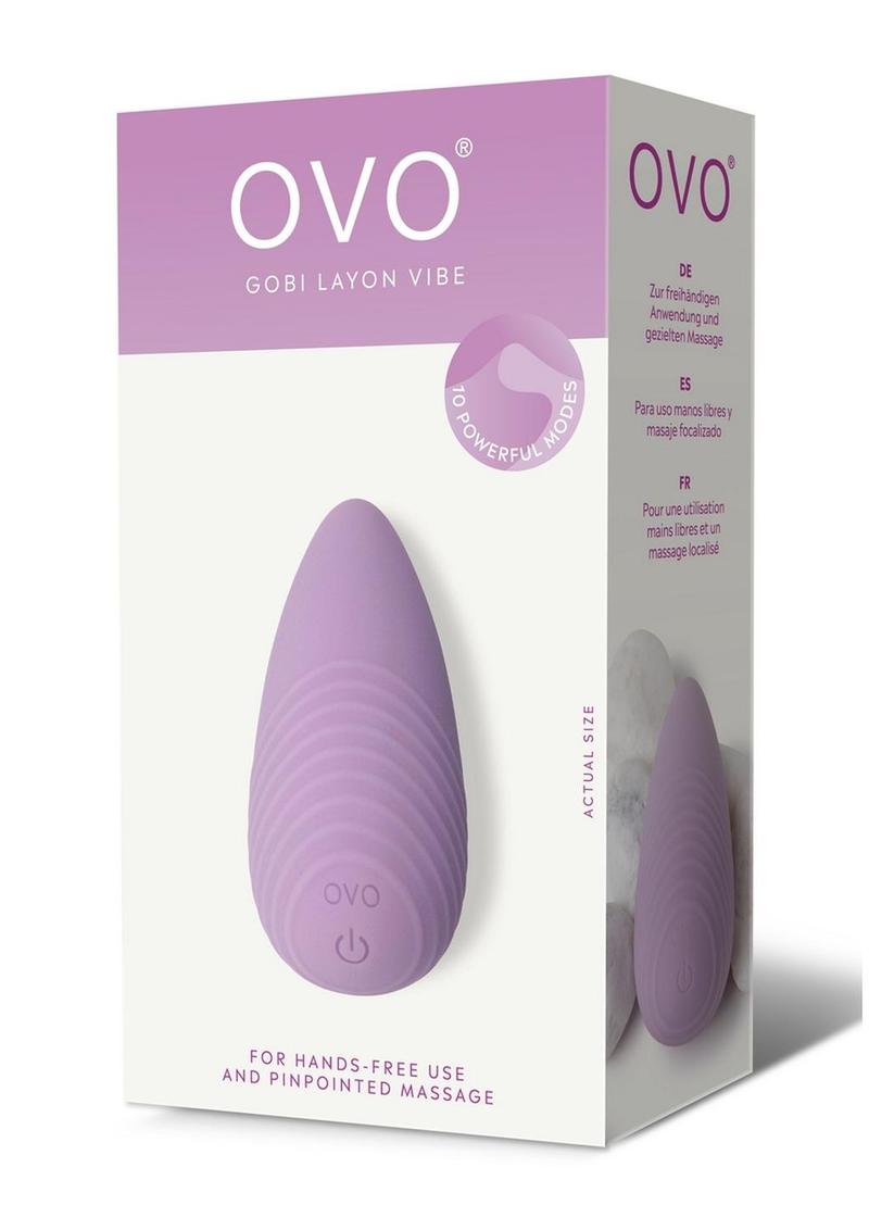 OVO Earth Gobi Rechargeable Silicone Layon Vibrator