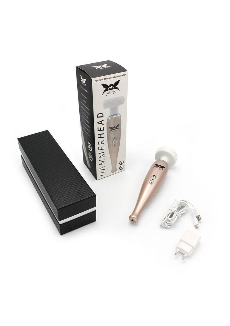 Pixey Hammerhead Rechargeable Wand - Rose Gold